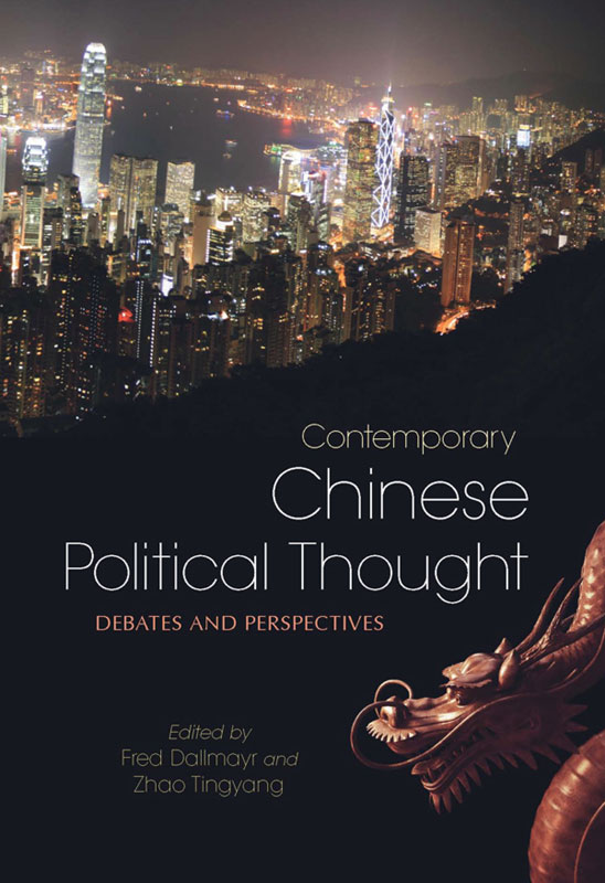 Cover of Contemporary Chinese Political Thought Debates and Perspectives