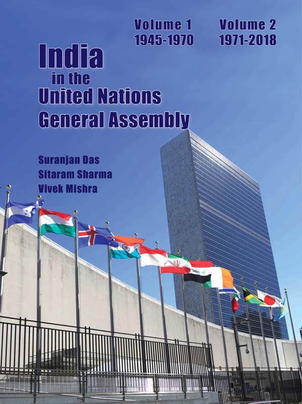 Cover of India in the United Nations General Assembly (Volume 1 1945-1970) (Volume 2 1971-2018)