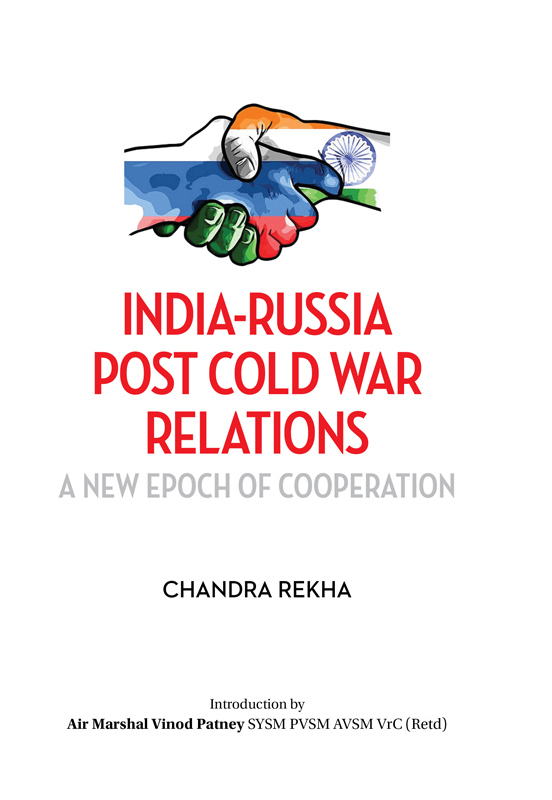 Cover of India-Russia Post Cold War Relations