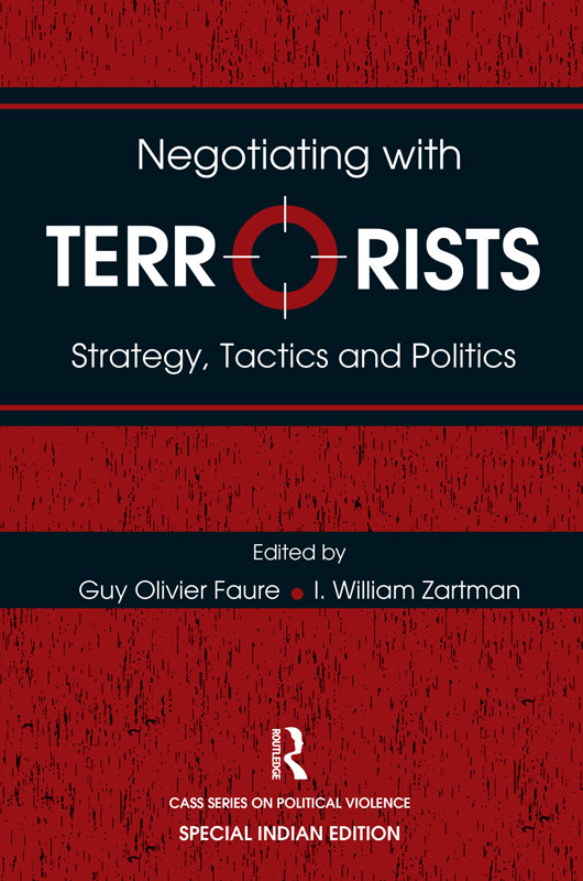 Cover of Negotiating with Terrorists: Strategy, Tactics, and Politics